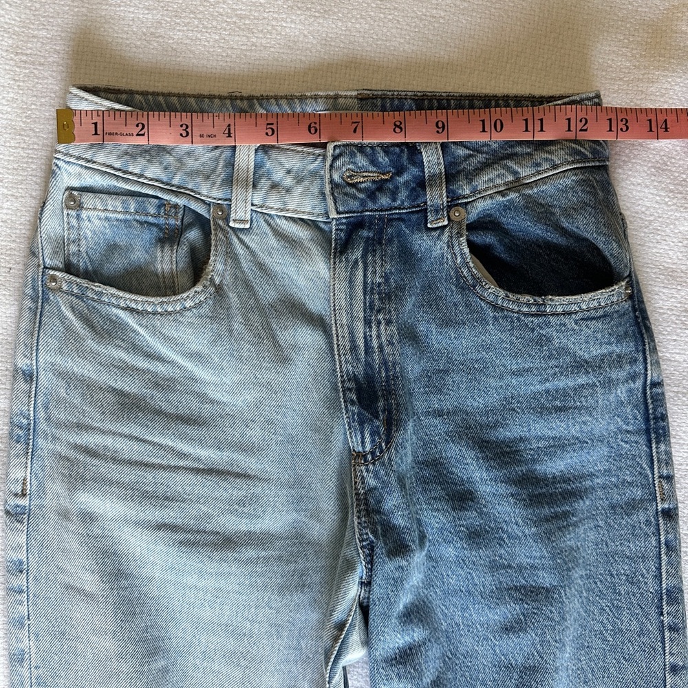 Garage Women's Light and Dark Blue Straight Jeans